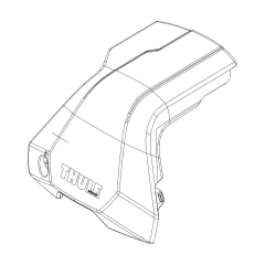  Front Cover Right - Thule Edge Clamp