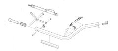 THULE Hitch Arm Assembly Thule Chariot Lite single