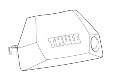 THULE Evo Flush Rail -  Front Cover